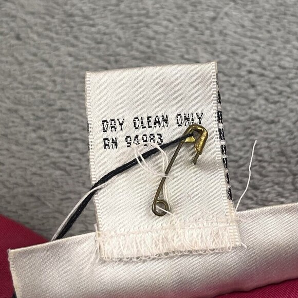 Vintage Diane Von Furstenberg Silk Asset Skirt Women Large Pink Linen A Line NWT - Picture 7 of 8